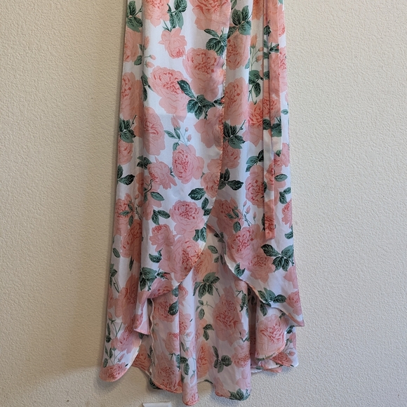 Show Me Your Mumu Marianne Pink Floral Wrap Maxi Dress Size Small. EUC - Picture 4 of 6